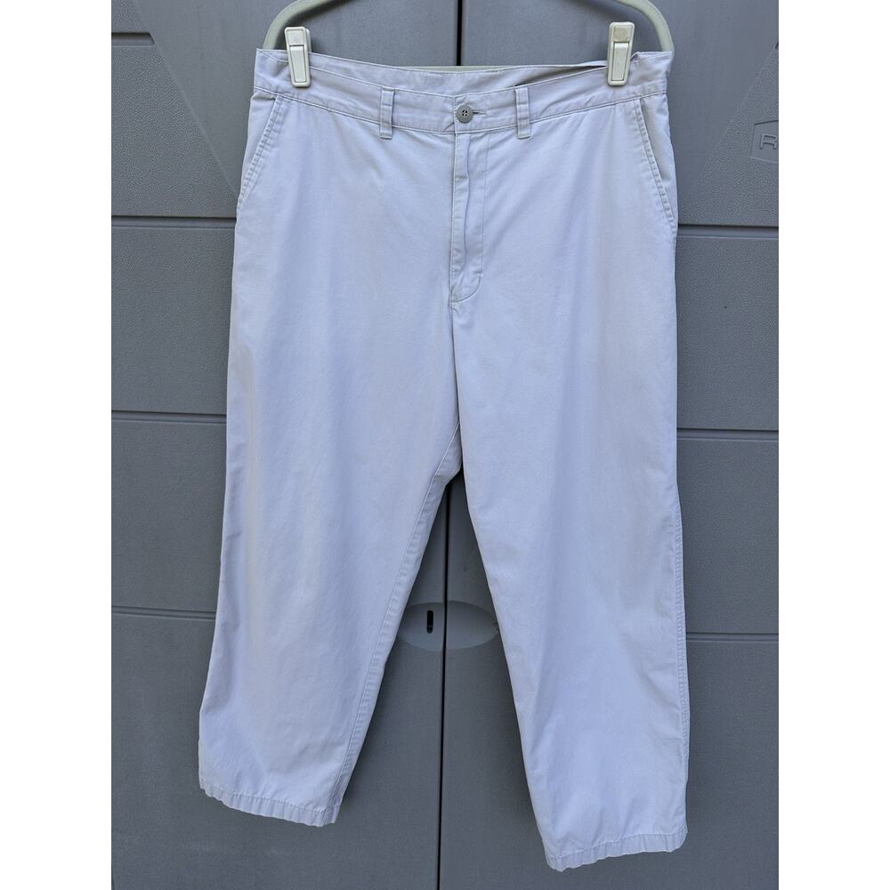 PATAGONIA Trousers Mens W36 L29 Beige All Wear Pants Long Chino Organic Cotton